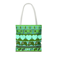 Load image into Gallery viewer, Gamer Ugly Sweater Stripe Tote Bag
