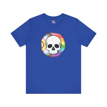 Load image into Gallery viewer, Skull On Burnt Flag Short Sleeve Tee
