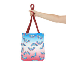 Load image into Gallery viewer, Trans Pride Moth Tote Bag
