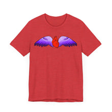 Load image into Gallery viewer, Flying Heart - Unisex Jersey Short Sleeve Tee

