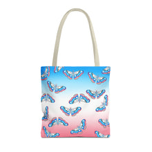 Load image into Gallery viewer, Trans Pride Moth Tote Bag
