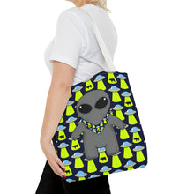 Load image into Gallery viewer, Alien Bandana Buddy Tote Bag
