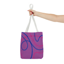 Load image into Gallery viewer, Abstract Bisexual Pride Tote Bag
