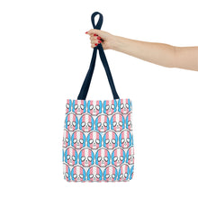 Load image into Gallery viewer, Trans Pride Skull Tote Bag
