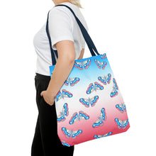 Load image into Gallery viewer, Trans Pride Moth Tote Bag
