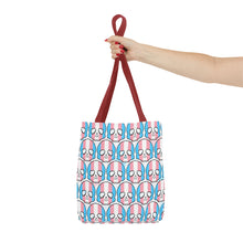 Load image into Gallery viewer, Trans Pride Skull Tote Bag
