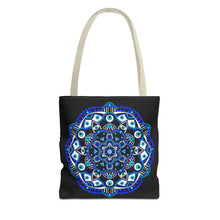 Load image into Gallery viewer, Evil Eye Mandala Tote Bag
