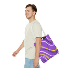 Load image into Gallery viewer, Abstract Nonbinary Pride Tote Bag
