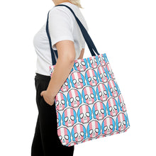 Load image into Gallery viewer, Trans Pride Skull Tote Bag
