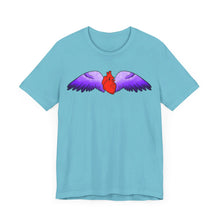Load image into Gallery viewer, Flying Heart - Unisex Jersey Short Sleeve Tee
