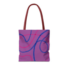 Load image into Gallery viewer, Abstract Bisexual Pride Tote Bag
