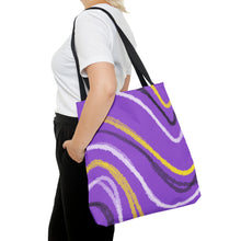 Load image into Gallery viewer, Abstract Nonbinary Pride Tote Bag
