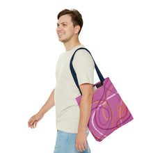 Load image into Gallery viewer, Abstract Lesbian Pride Tote Bag
