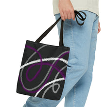 Load image into Gallery viewer, Abstract Ace/Demi PrideTote Bag
