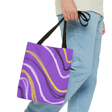 Load image into Gallery viewer, Abstract Nonbinary Pride Tote Bag
