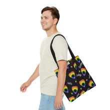 Load image into Gallery viewer, Rainbow Ouija Planchette Tote Bag
