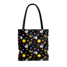 Load image into Gallery viewer, Rainbow Smoke Skull All Over Tote Bag
