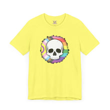 Load image into Gallery viewer, Skull On Burnt Flag Short Sleeve Tee
