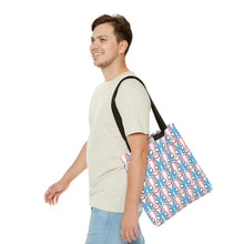 Load image into Gallery viewer, Trans Pride Skull Tote Bag
