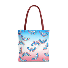 Load image into Gallery viewer, Trans Pride Moth Tote Bag
