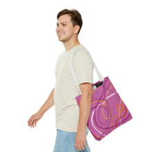 Load image into Gallery viewer, Abstract Lesbian Pride Tote Bag
