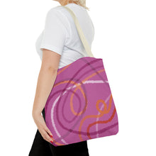 Load image into Gallery viewer, Abstract Lesbian Pride Tote Bag
