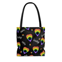 Load image into Gallery viewer, Rainbow Ouija Planchette Tote Bag
