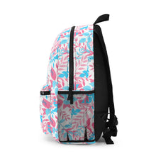 Load image into Gallery viewer, Trans Pride Floral Backpack
