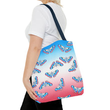 Load image into Gallery viewer, Trans Pride Moth Tote Bag
