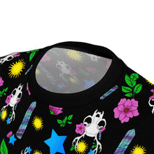 Load image into Gallery viewer, Whimsical Skull Print Shirt - Black
