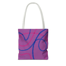 Load image into Gallery viewer, Abstract Bisexual Pride Tote Bag
