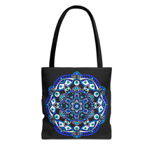 Load image into Gallery viewer, Evil Eye Mandala Tote Bag
