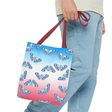 Load image into Gallery viewer, Trans Pride Moth Tote Bag
