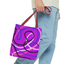 Load image into Gallery viewer, Abstract Genderfluid Pride Tote Bag
