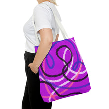 Load image into Gallery viewer, Abstract Genderfluid Pride Tote Bag
