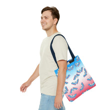 Load image into Gallery viewer, Trans Pride Moth Tote Bag
