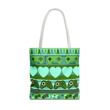 Load image into Gallery viewer, Gamer Ugly Sweater Stripe Tote Bag
