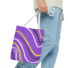Load image into Gallery viewer, Abstract Nonbinary Pride Tote Bag
