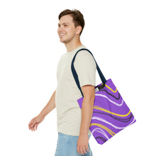 Load image into Gallery viewer, Abstract Nonbinary Pride Tote Bag
