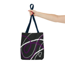 Load image into Gallery viewer, Abstract Ace/Demi PrideTote Bag
