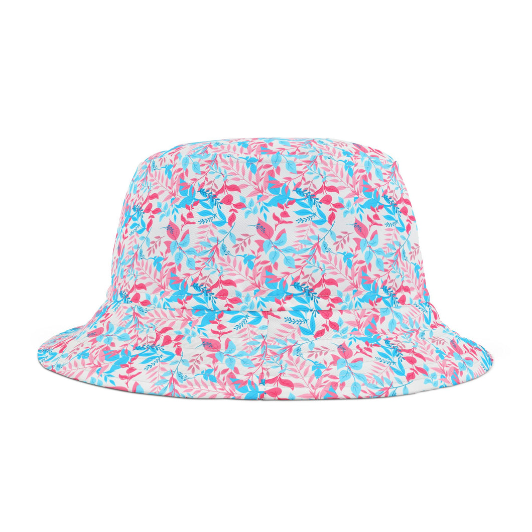 Trans Pride Floral Bucket Hat