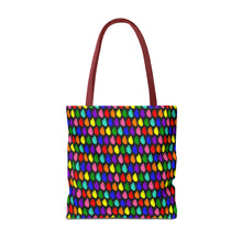 Load image into Gallery viewer, Anatomical Retro Pride Hearts Tote Bag
