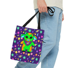 Load image into Gallery viewer, Alien Cow Tote Bag
