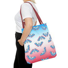 Load image into Gallery viewer, Trans Pride Moth Tote Bag
