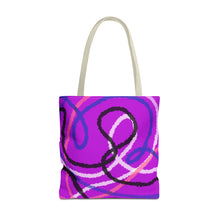 Load image into Gallery viewer, Abstract Genderfluid Pride Tote Bag
