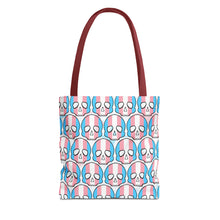 Load image into Gallery viewer, Trans Pride Skull Tote Bag
