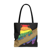 Load image into Gallery viewer, Rainbow Frog Tote Bag

