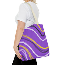 Load image into Gallery viewer, Abstract Nonbinary Pride Tote Bag
