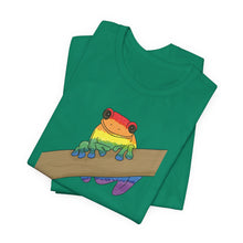 Load image into Gallery viewer, Rainbow Frog Unisex Tee
