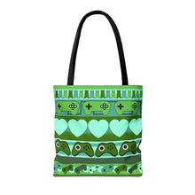 Load image into Gallery viewer, Gamer Ugly Sweater Stripe Tote Bag
